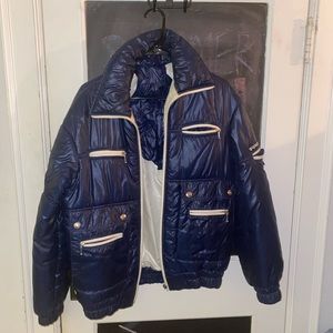GRIZZI: Puffer jacket w/ patches